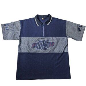 Men's Short Sleeve Polo Mesh Jersey, Size XL-XXL